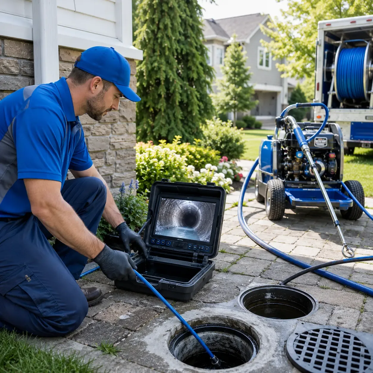 Outdoor drain cleaning professionals serving Cutler, OH